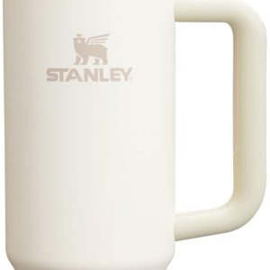 STANLEY Quencher H2.0 Tumbler with Handle and Straw 40 oz | Flowstate 3-Position Lid | Cup Holder Compatible for Travel | Insulated Stainless Steel Cup | BPA-Free | Peony