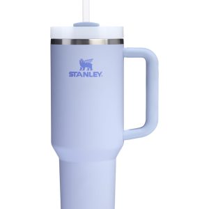 STANLEY Quencher H2.0 Tumbler with Handle and Straw 40 oz | Flowstate 3-Position Lid | Cup Holder Compatible for Travel | Insulated Stainless Steel Cup | BPA-Free | Chili Red Fireworks