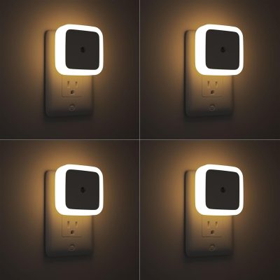 Sujeet Night Light. Night Lights Plug into Wall 4-Pack. Nightlight Plug in Night Lights. Dusk to Dawn Night Lamp Led Night Light for Bedroom. Bathroom. Hallway Warm White - Amazon.com