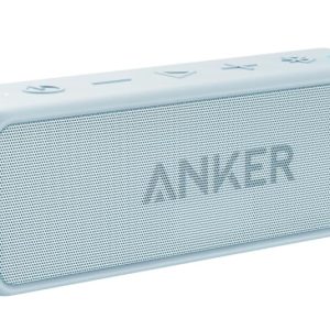 Anker Soundcore 2 Portable Bluetooth Speaker with Stereo Sound, Bluetooth 5, Bassup, IPX7 Waterproof, 24-Hour Playtime, Wireless, Speaker for Home, Outdoors, Travel